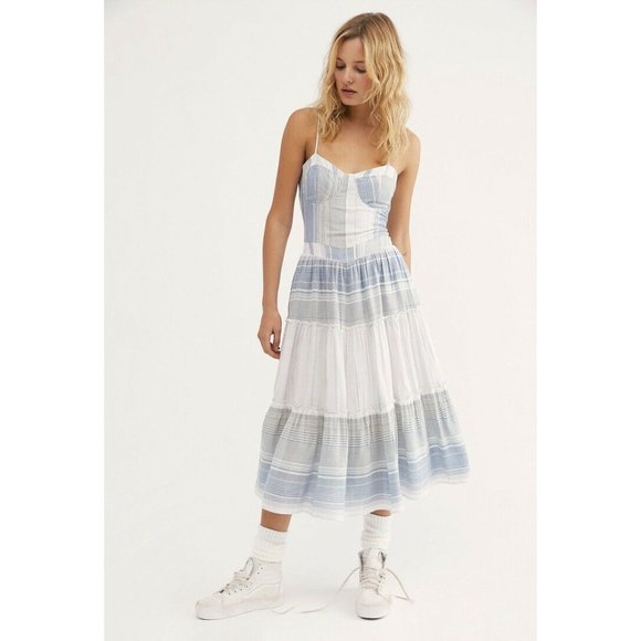 Jen's Pirate Booty Dresses & Skirts - Jen's Pirate Booty Carla Dress Carnaval Marine Blue Stripes Boho M